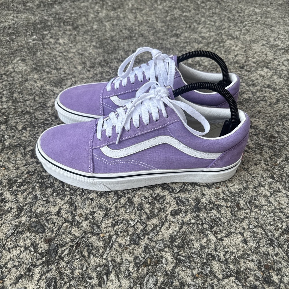 VANS Old Skool Classic Violet Tulip Women's 10/ Men's 8.5 EUC VN0A38G1VRP Shoe - Picture 4 of 9